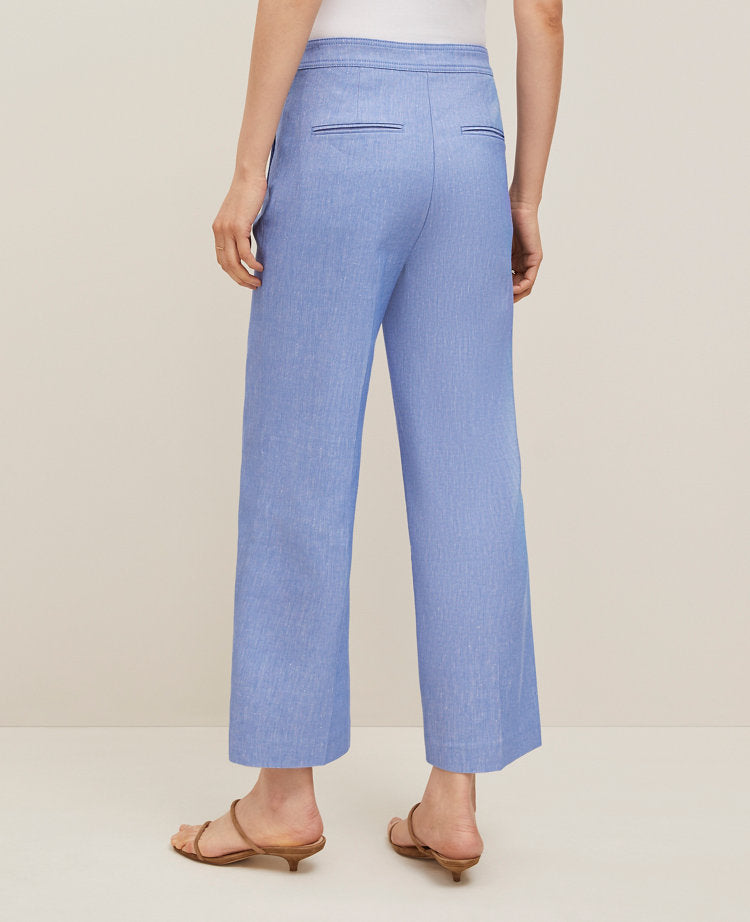 The Sailor Grace Straight Pant in Linen Blend