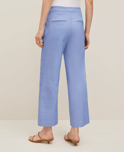 The Sailor Grace Straight Pant in Linen Blend