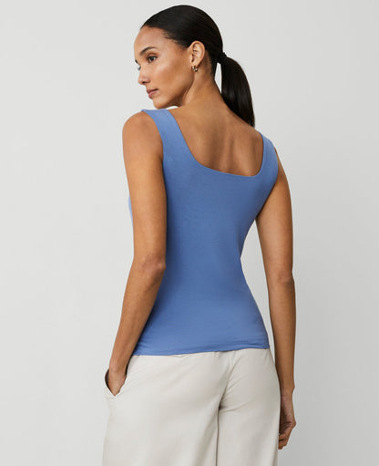 Petite Square Neck Tank Top