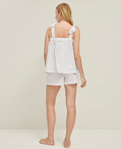 Dotted Bow Pajama Set