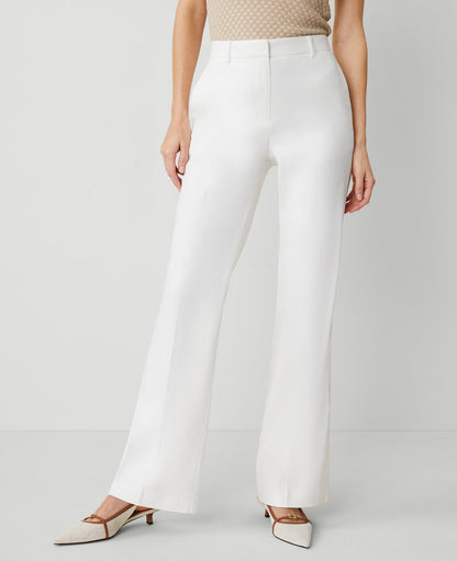 The Trouser Pant in Herringbone Linen Blend — Curvy Fit