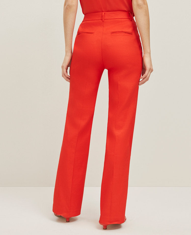 The Petite Trouser Pant in Linen Blend — Curvy Fit
