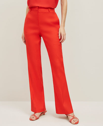 The Petite Trouser Pant in Linen Blend — Curvy Fit