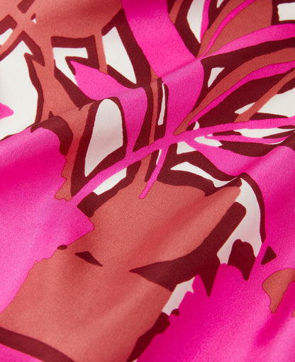 Floral Silk Little Scarf