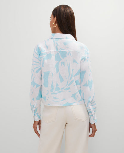 Cropped Linen Shirt