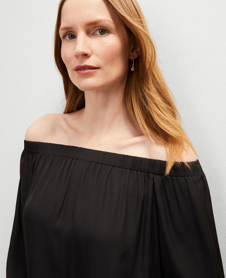 Gathered Off The Shoulder Top