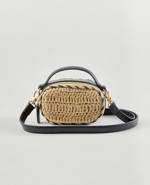 Weekend Collection Raffia Mini Crossbody Bag