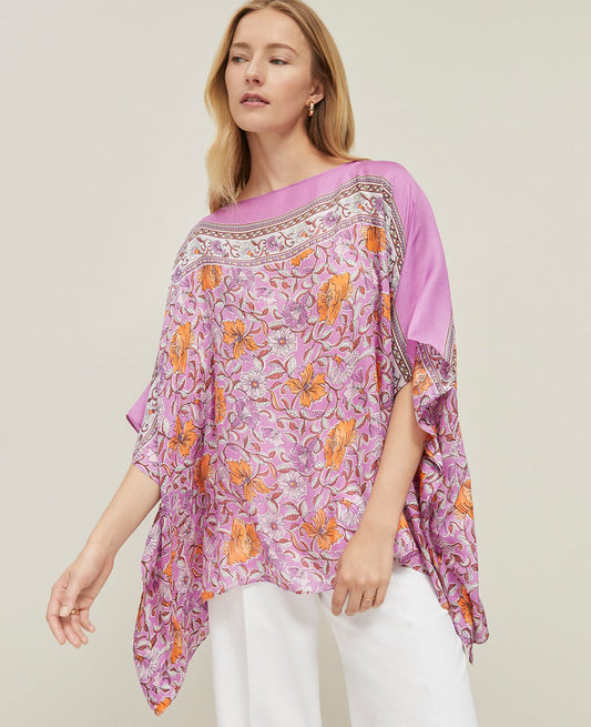 Floral Poncho