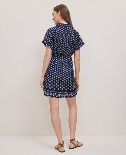 Petite Weekend Collection Petaled Wrap Shirtdress