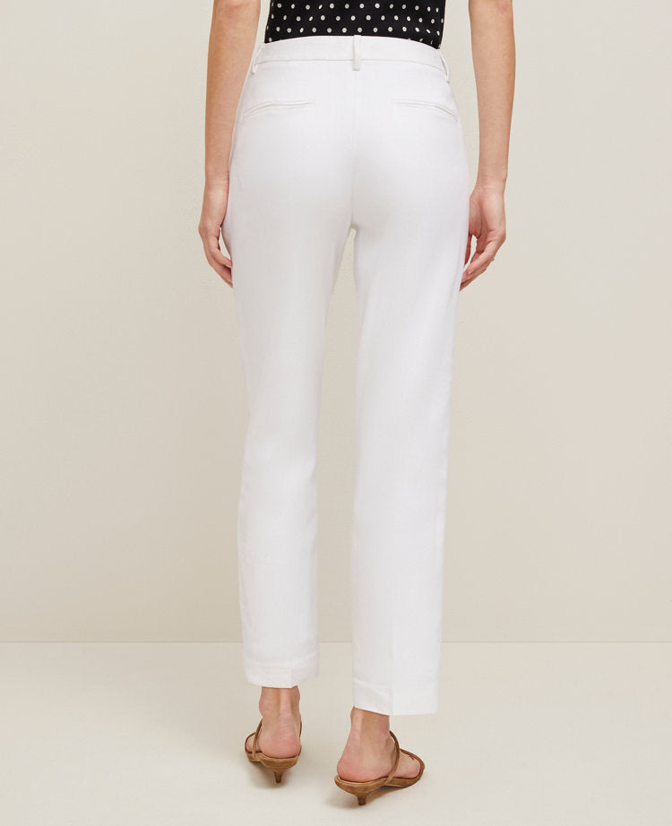 The Eva Ankle Pant in Linen Twill — Curvy Fit