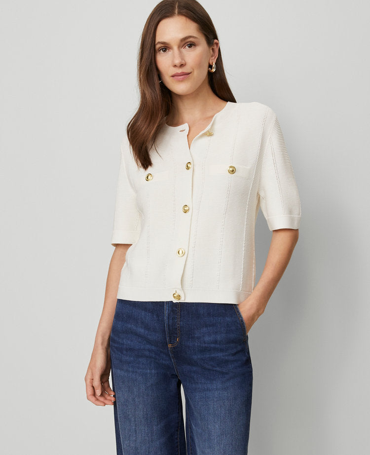 Textured Stitch Cardigan