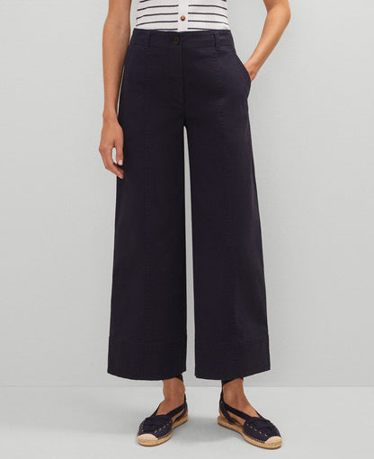 Petite Weekend Collection Wide-Leg Ankle Pant