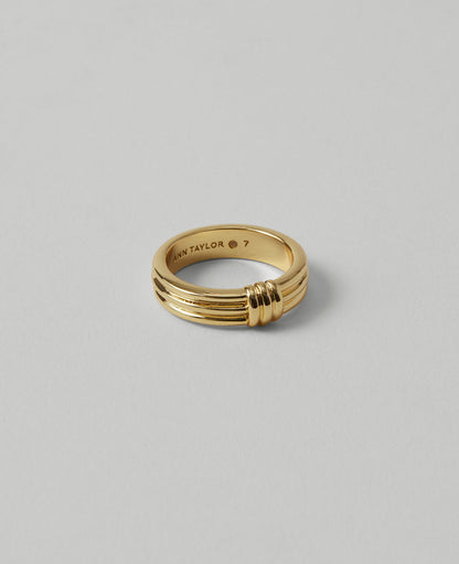 Metal Textured Knot Ring