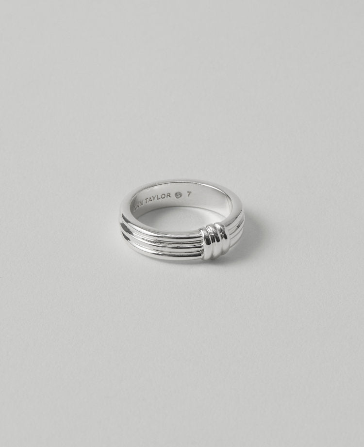 Metal Textured Knot Ring