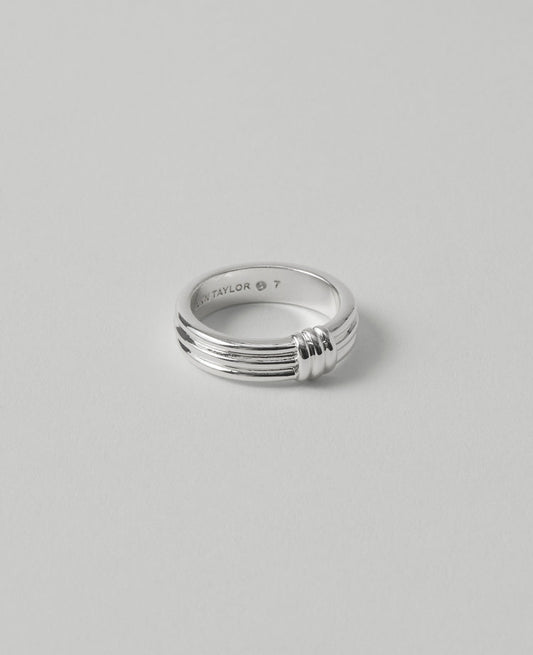 Metal Textured Knot Ring