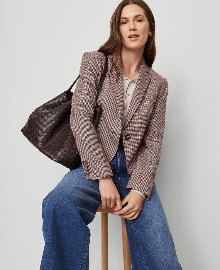 The Newbury Blazer in Houndstooth