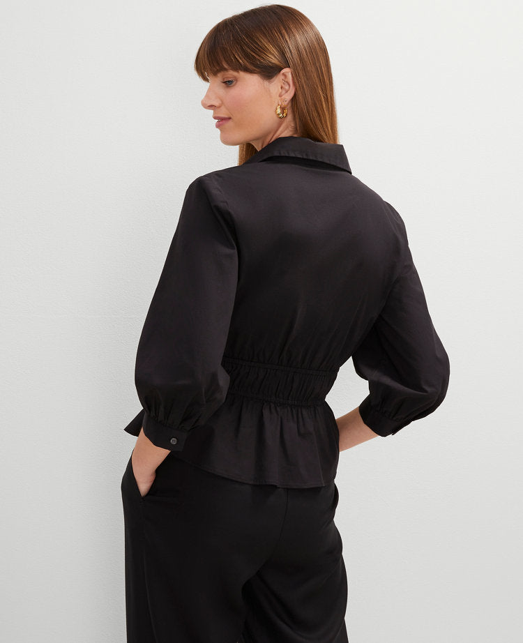 Petite Collared Blouse