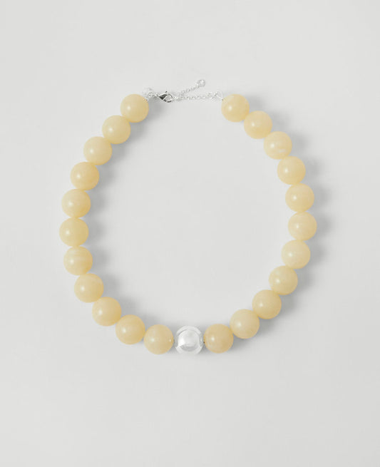 Oversized Beaded Ball Necklace