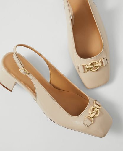 Horsebit Patent Pumps