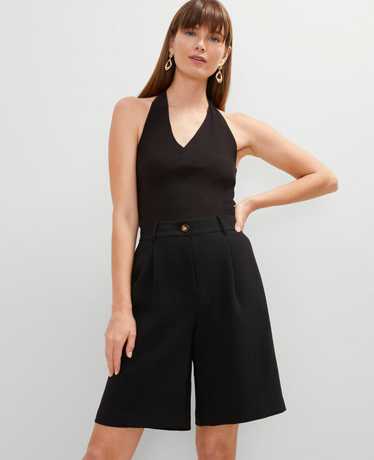 Petite Pleated Long Short