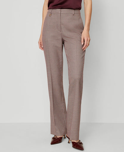 The Slim Flare Trouser Pant in Houndstooth