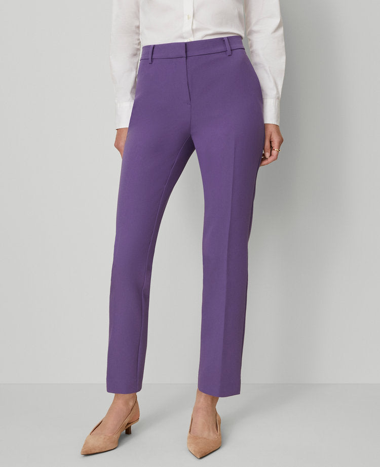 The Eva Ankle Pant in Doubleweave — Curvy Fit