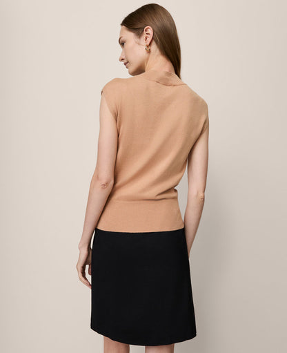 Refined Mock Neck Sweater Shell