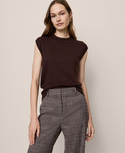 Refined Mock Neck Sweater Shell
