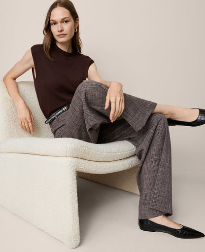 Refined Mock Neck Sweater Shell