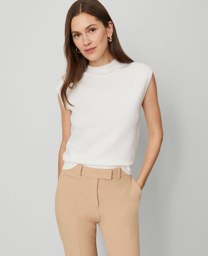 Refined Mock Neck Sweater Shell