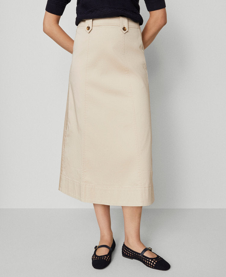 Petite Weekend Collection Full Midi Skirt