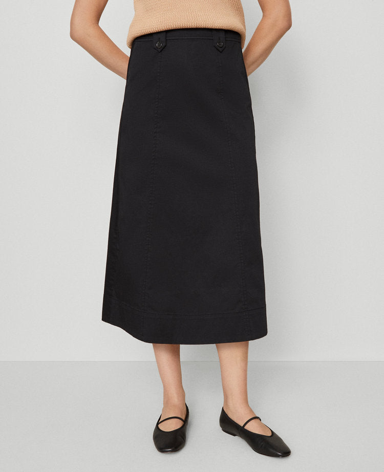 Petite Weekend Collection Full Midi Skirt