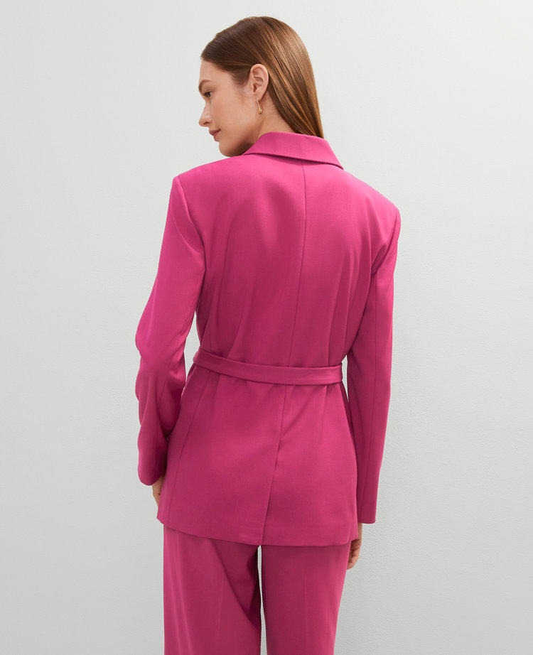 The Petite Belted Blazer