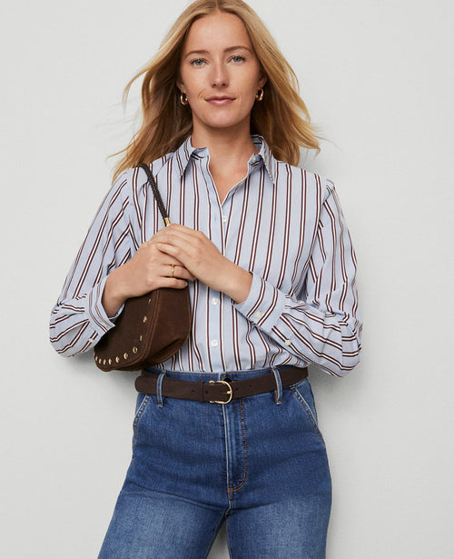 Weekend Collection Striped Relaxed Perfect Shirt