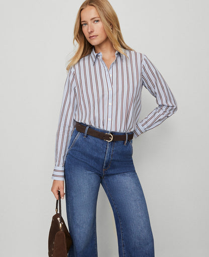 Weekend Collection Striped Relaxed Perfect Shirt