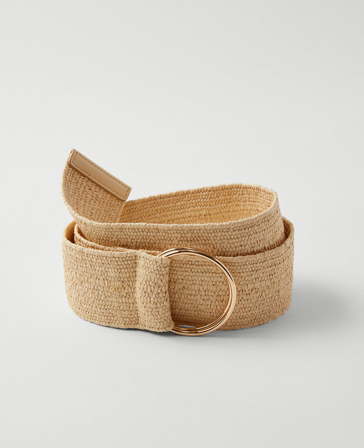 Straw Stretch Ring Belt