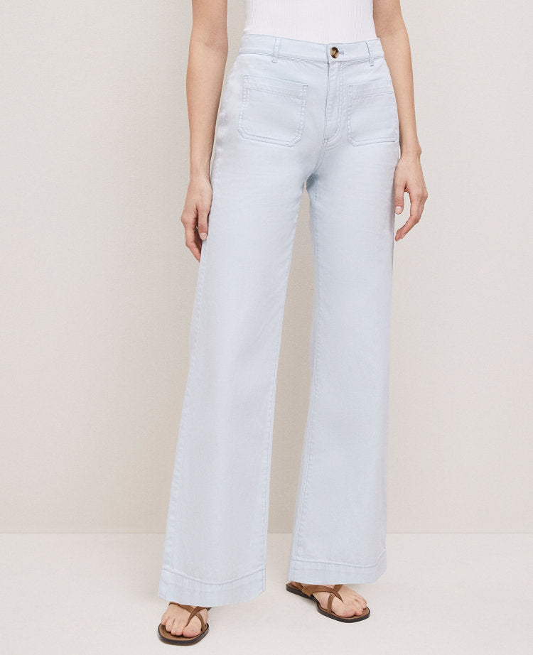 The Patch Pocket Wide-Leg Jean