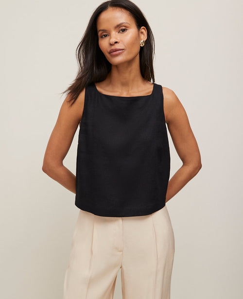 Linen Blend Tank Top