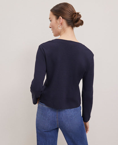 Weekend Collection Lace-Up Top