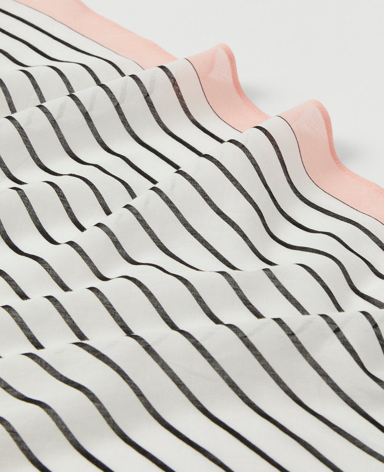 Weekend Collection Striped Triangle Scarf