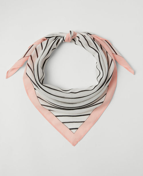 Weekend Collection Striped Triangle Scarf