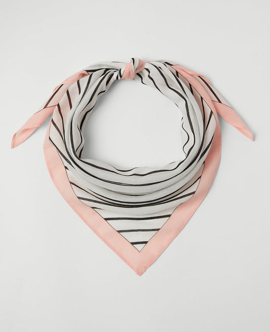 Weekend Collection Striped Triangle Scarf