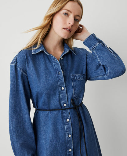 Denim Shirtdress