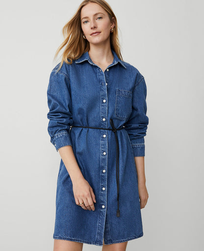 Denim Shirtdress