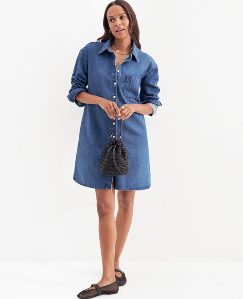 Denim Shirtdress