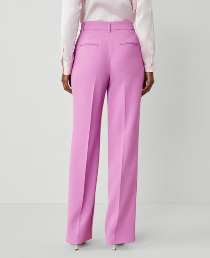 The Petite Side-Zip Straight Pant in Fluid Crepe — Curvy Fit