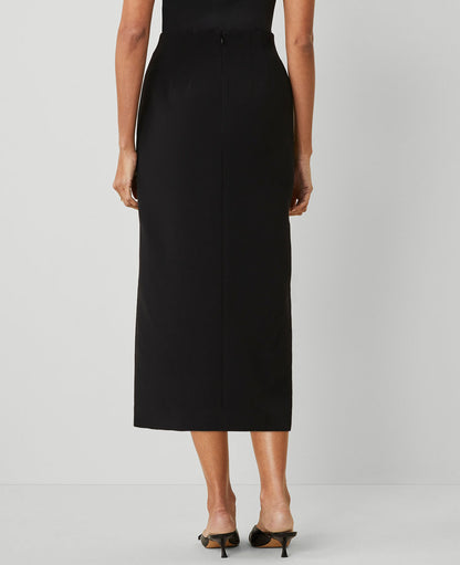 The Column Maxi Skirt in Fluid Crepe
