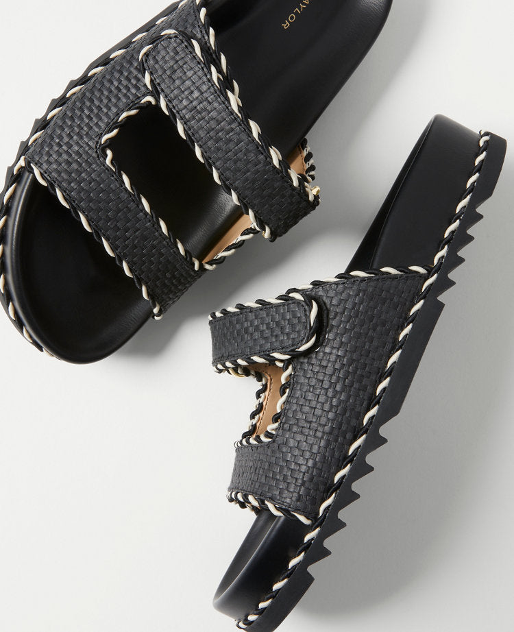 Weekend Collection Straw Sport Sandals