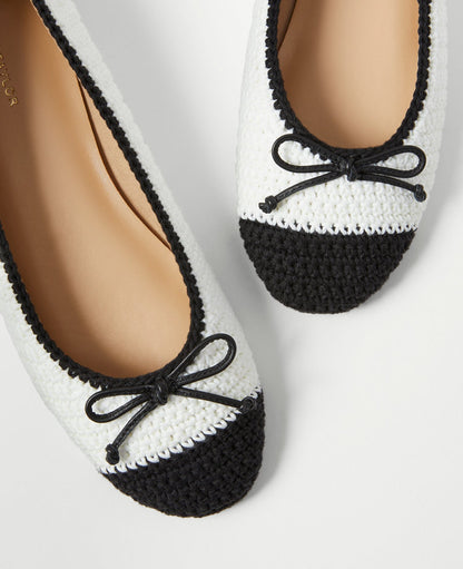 Weekend Collection Crochet Ballet Flats