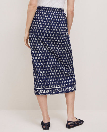 Petite Weekend Collection Petaled Sarong Skirt
